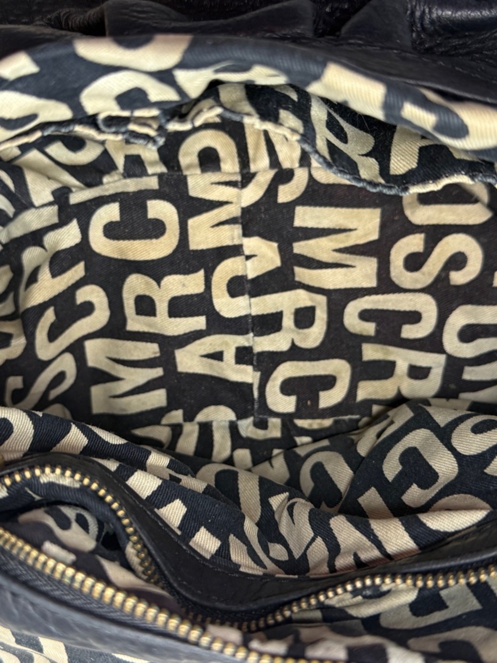 Marc by Marc Jacobs Classic Q Lil Ukita Crossbody Bag Black Leather Vintage - Picture 9 of 16